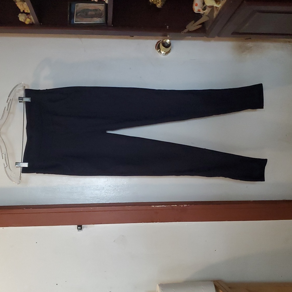 IB Soft High-Waisted With Pockets Navy Blue Leggings Size 12